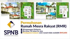 Permohonan rumah mesra rakyat (rmr) | spnb syarikat perumahan negara berhad (spnb) objektif program: Rumah Mesra Rakyat Spnb Permohonan Rumah Mesra Rakyat 2020 Online Spnb Kini Dibuka Semula