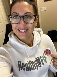 Exercised my right to vote after my workout! I was #14