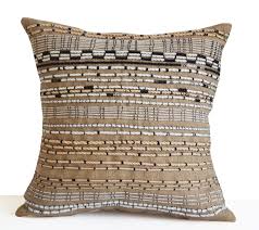 Burlap Pillow Cover Boho Pillow Bohemian Pillow Woven Textured Decorative Pillow Jute Dori Cushion Handmade P Burlap Pillows Boho Pillows Bohemian Pillows