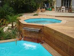 le piscine hors sol en bois 50 modeles archzine fr piscine hors sol piscine hors sol bois amenagement piscine