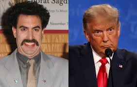 Jun 24, 2021 · rudy giuliani, the former personal lawyer for former president donald trump who once held one of the legal profession's most prestigious jobs, was suspended thursday from practicing law in new. Donald Trump Calls Sacha Baron Cohen A Creep After Rudy Giuliani Scene In Borat Sequel