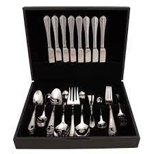 Hampton forge wynnewood stainless steel 20 piece flatware set. Hampton Forge Brooke 54 Piece Flatware Set With Wood Chest Buy Online In Bahamas At Bahamas Desertcart Com Productid 171458376