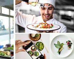 chef preparing food with passionの画像