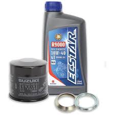 suzuki ecstar r9000 full synthetic oil change kit motosport