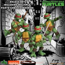 5 Points Teenage Mutant Ninja Turtles Deluxe set | Mezco Toyz