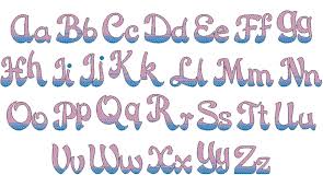 Alphabet applique machine embroidery designs. Iridescent 2 Color Block Font Alphabet Machine Embroidery Designs Size 1 2 3in Rainbow Gradient Embroidery Font No Special Thread Bx Incl