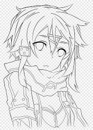Linha Artistica De Sinon Asuna Kirito Drawing Asuna Branco Cara Png Pngegg Sword art online was serialized in the dengeki bunko on april 2009. linha artistica de sinon asuna kirito