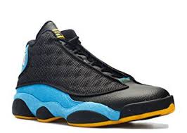 Jordans 13 Retro Black And Blue Pin On Team Sports