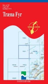 Dette har vært befolket fra 1877 til 1974. Traena Fyr Kart Falset Turkart Norskeserier