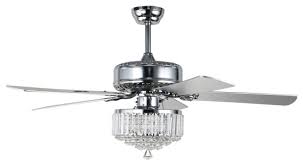 A very popular look in home lighting is the use of drum shade chandeliers as the center piece ambient light source. 52 Drum Shade Fandelier Crystal Ceiling Fan With Remote Control Traditional Ceiling Fans By Bella Depot Inc Houzz