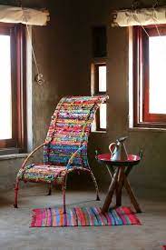 modern kilim dokuma sandalye koltuk koltuklar bohem dekor dokuma