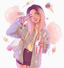 1001 Idees Pour Realiser Un Dessin Swag Hommage A La Fille Swag Dessin Swag Dessin Mignon De Fille Filles De Bande Dessinee