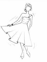 Cute And Easy Drawing Dress Drawing Easy People Drawings Easy Drawings Sketches