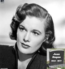 Jean Hagen, born Jean Shirley Verhagen (August 3, 1923