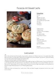 Focaccia Mit Graved Lachs Krautern Und Einem Cremigen Dip Rezept Graved Lachs Focaccia Lebensmittel Essen