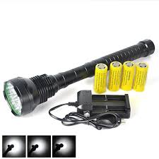Outdoor Hunting Flash Light 15 Pcs Xml T6 Led Torch 18000 Lumens Waterproof Flashlight Linterna Led With 26650 Battery Charger Flashlight Led Torch
