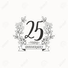 Here are 25 ideas that could help your next anniversary be the best ever: Anniversary Logo Template With Ribbon And Flowers 25 Year Royalty Free Cliparts Vectors And Stock Illustration Image 110425905