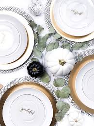 It was the first porcelain company in russia and the third in all of europe europe. Diy Thanksgiving Plates Dwell Dine