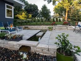 Wasser Im Garten 20 Ideen Fur Gartengestaltung Mit Bachlauf Gartengestaltung Wasserfall Garten Terassenideen
