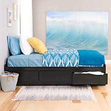 With its streamlined design, elegant upholstery, and glam legs, this is a storage bed that looks really good, and has plenty of storage to spare thanks to the four side drawers. Amazon Com Twin Storage Bed