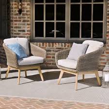 Bacchus Patio Chair With Cushions Patio Lounge Chairs Outdoor Armchair Deep Seating Chair