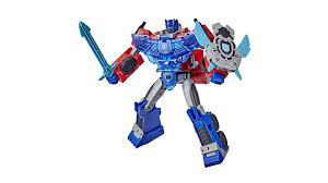 Hasbro husbro transformers generations war for cybertron: Hasbro Transformers Bumblebee Cyberverse Adventures Officer Klasse Optimus Prime Online Bestellen Muller