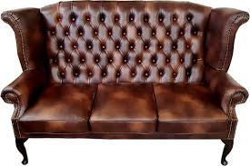 Cuir de buffle ou de vachette, cuir satiné. Casa Padrino Canape 3 Places De Luxe En Cuir Veritable Marron Fonce Aspect Ancien Vieilli 183 X 90 X H 105 Cm Canape Chesterfield