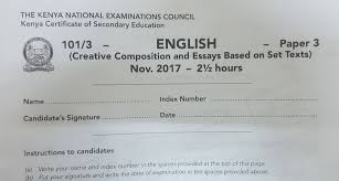 Kcse English Paper 3 2017 Exam Questions With Answers Knec Past Paper Muthurwa Com English Paper Past Papers This Or That Questions