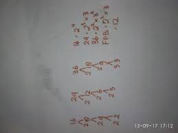 Kpk dari 36, 48, dan 60 = 2 4 x 3 2 x 5 = 720. Hitunglah Fpb Dari 16 24 Dan 36 Hitunglah Kpk Dari 16 24 Dan 36 Brainly Co Id
