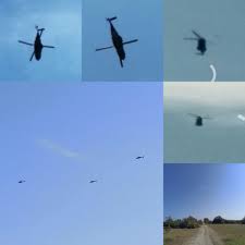 3 apache and one "little super stallion"? Italy above one beach in the Adriatic side,moving from south to north. what is the forth heli? ( in framed pictures) : r/aviation