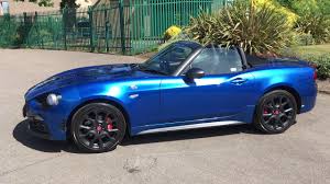 Trims for the 124 spider are classica, lusso, and abarth. 2018 Abarth 124 Spider In Blue For Sale Youtube