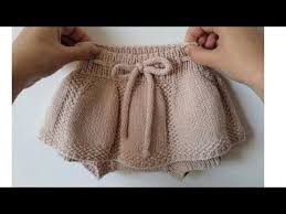 Orgu Etekli Sort Yapimi 9 12 Ay Youtube Baby Knitting Patterns Orgu Bebek Giysi Desenlerleri