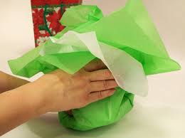 More images for how to put tissue in a gift bag » How To Wrap Presents In A Gift Bag Dummies