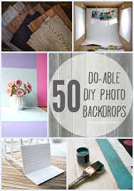 So easy and you will be amazed by the result! 50 Do Able Diy Photo Backdrops The Thinking Closet