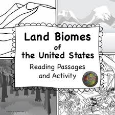 Biomes In The United States Land Biomes Of The United States Six Non Fiction Texts In Black And White Reading Passages