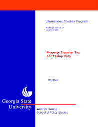 Your conveyancer will usually send your stamp while compensation arrangements may affect the order, position or placement of product information, it doesn't influence our assessment of those products. Pdf Property Transfer Tax And Stamp Duty