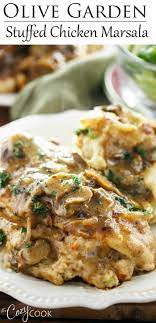 Olive Garden Stuffed Chicken Marsala In 2021 Marsala Chicken Recipes Chicken Recipes Chicken Dinner Recipes