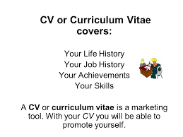 Curriculum Vitae Cv Ppt Video Online Download