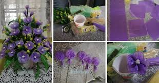 Bunga tisu diperbuat daripada tisu biasa digubah mengikut cara yang tersedia.digabungkan bersama daun2 plastik untuk. Cara Buat Bunga Guna Plastik Sampah Eco Viral Mudah Jer Tapi Cantik Keluarga