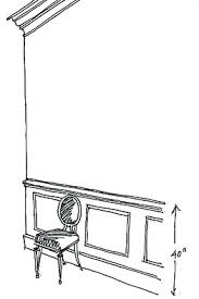But in smaller height rooms, it can be as less as 28 inches. Where To Install A Chair Rail Wsj