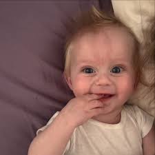 This lil ham sandwich is 6 months old. Wild. Can't believe time goes by so  fast. He's so silly and laughs at anyone and anything! He loves his uncle  Nick, wants all