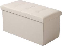 Mine was lack of storage for shoes near our front door. Woltu Sh10cm 1 Linen Storage Foot Stool Ottoman Bench Folding Chest Storage Cube Storage Box Upholstered Seat Removable Lid Cream Home Kitchen Living Room Furniture Clinicadelpieaitanalopez Com