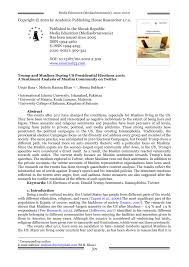 Adoption in islamic countries can be somewhat complicated. Trump And Muslims During Us Presidential Elections 2016 A Sentiment Analysis Of Muslim Community On Twitter Tema Nauchnoj Stati Po Filosofii Etike Religiovedeniyu Chitajte Besplatno Tekst Nauchno Issledovatelskoj Raboty V Elektronnoj Biblioteke