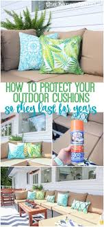 How To Protect Your Outdoor Cushions The Happy Housie Patio Furniture Cushions Outdoor Cushions Patio Cushions
