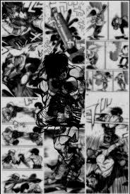 Constantly running errands and being beaten up by his classmates, ippo has always dreamed of changing himself, but never has the passion to act upon it. Wallpaper Hajime No Ippo Anime Sleeve Drawing Black Background Download Free Image