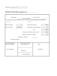 Decont Cheltuieli Excel Cu Formule