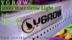 It is equipped with a reflector layout and temperature control system making it the perfect choice for growing vegetables and flowers indoors. 1000 Watt White Led Grow Lights Ygrow Full Spectrum Lights For Plants Flowers Youtube