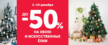 Skidka Do 50 Na Hvoyu I Iskusstvennye Elki