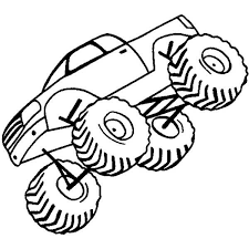 Free coloring pages for boys of chevy truck, dodge trucks, ford, jeeps. Jumping Monster Truck Coloring Page Kids Play Color