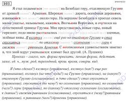 гдз по русскому языку 10 11 класс власенков рыбченкова Upr 103 Klass Uchebnik Yazyk